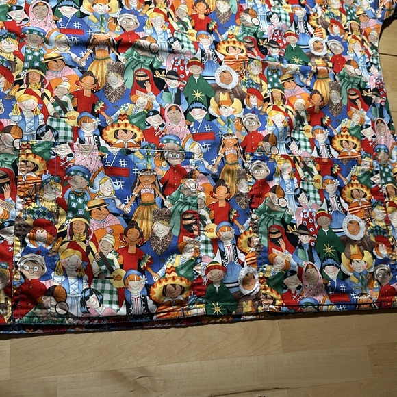 S.C.R.U.B.S. Multicultural Kids Patterned Scrub Top - Picture 6 of 6